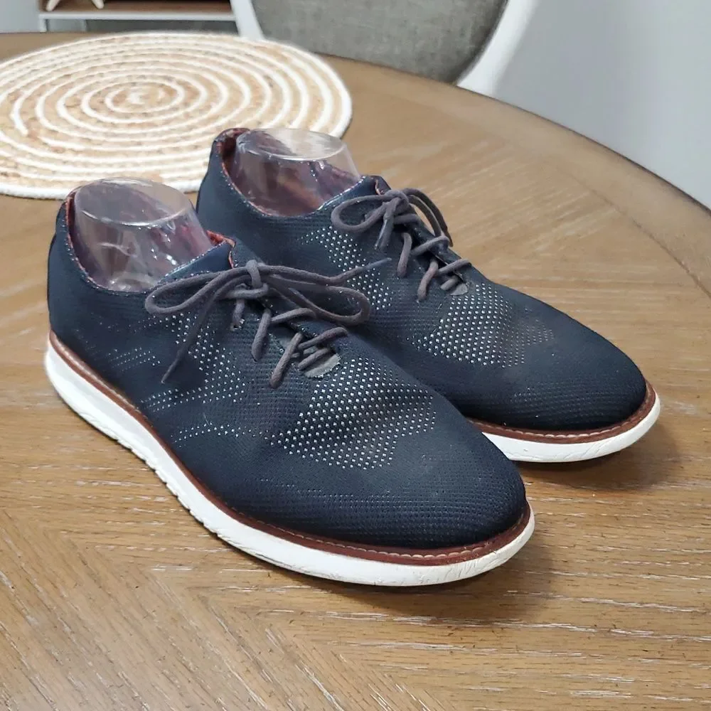 Ben Sherman Omega Casual Mens Wingtip Black, Size 12